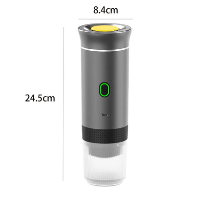 3-in-1 Wireless Electric Portable Espresso Coffee Machine for Car & Home Camping Coffee Maker Capsule Powder Travel Coffee Maker